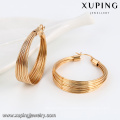 92786- Xuping New trendy gold chandelier round earrings